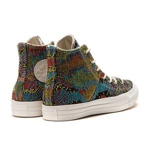 Woven Converse High Tops